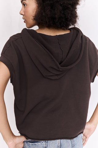 Sweatshirt loose à capuche Arty Club