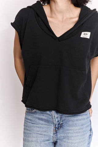 Sweatshirt loose à capuche Arty Club