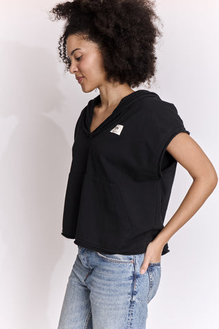 Sweatshirt loose à capuche Arty Club