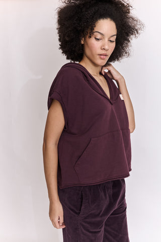 Sweatshirt loose à capuche Arty Club