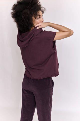 Sweatshirt loose à capuche Arty Club