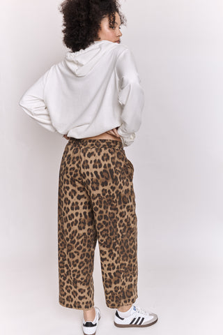 Jogging loose imprimé léopard
