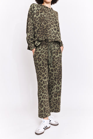 Jogging loose imprimé léopard
