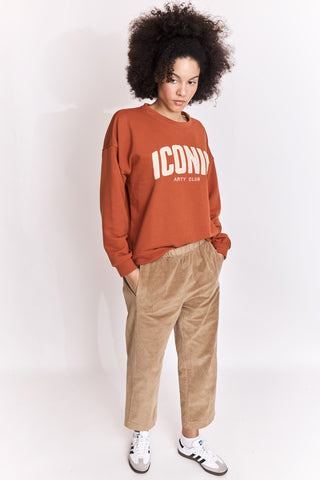 Pantalon magic en velours lisse