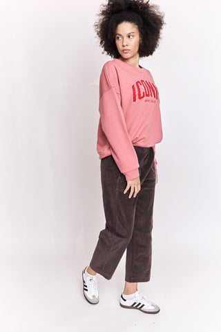 Pantalon magic en velours lisse