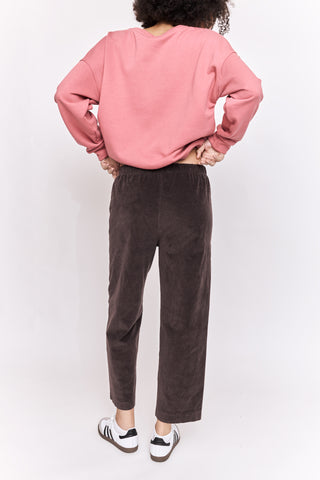 Pantalon magic en velours lisse