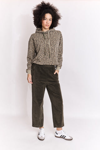 Pantalon magic en velours lisse