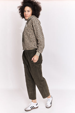 Pantalon magic en velours lisse