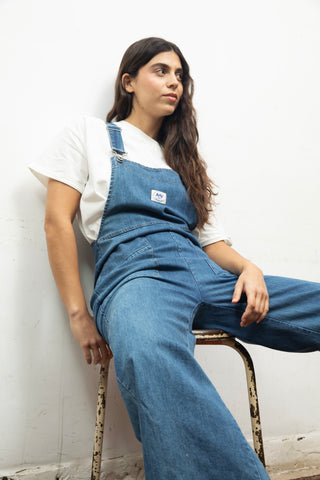 Salopette Arty Club en jeans Wide leg