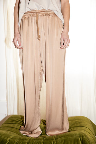 Pantalon fluide en soie