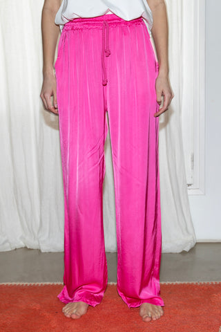 Pantalon fluide en soie