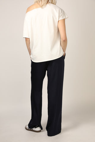 Pantalon fluide en soie