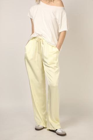 Pantalon fluide en soie
