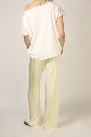 Pantalon fluide en soie