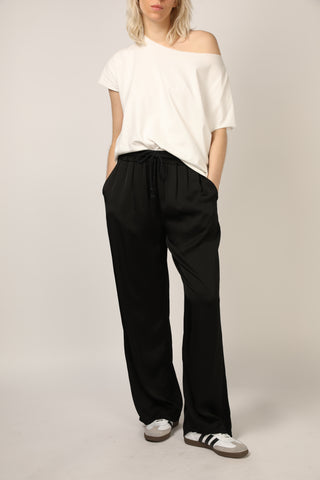 Pantalon fluide en soie