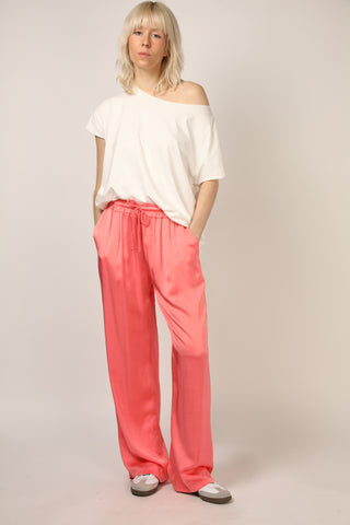 Pantalon fluide en soie