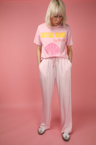 Pantalon fluide en soie