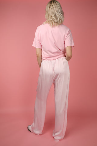 Pantalon fluide en soie
