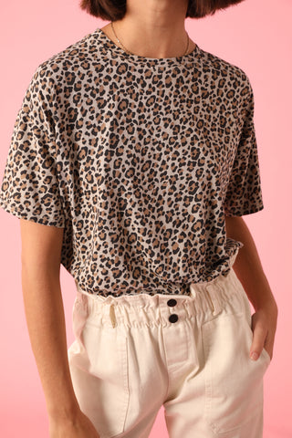 T-shirt léopard