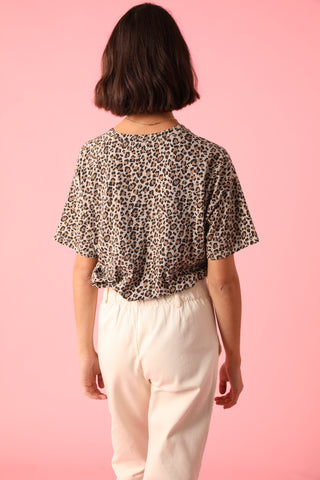 T-shirt léopard