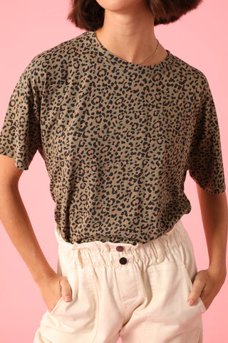 T-shirt léopard