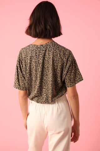 T-shirt léopard