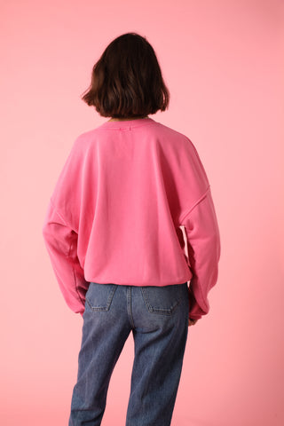 Sweatshirt délavé Amour manches longues