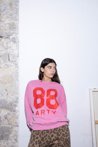 Sweatshirt délavé 88 ARTY manches longues