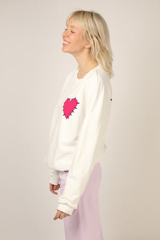 Sweatshirt délavé Blush manches longues