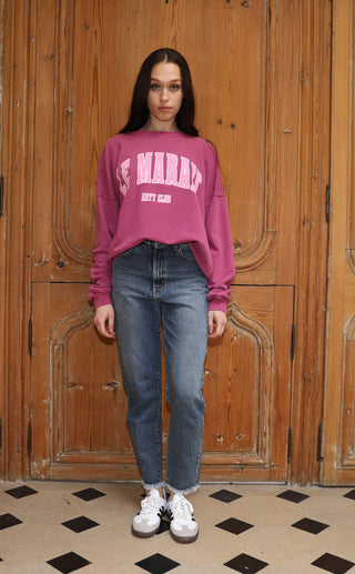 Sweatshirt délavé Le Marais manches longues