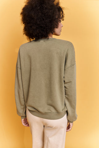 Sweatshirt délavé Soho manches longues