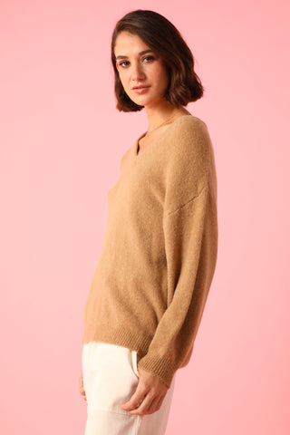 Pull en Baby Alpaga col V