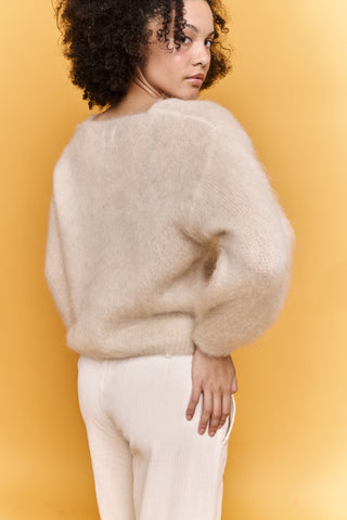 Pull col Ven Kid Mohair