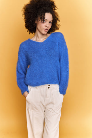 Pull col Ven Kid Mohair