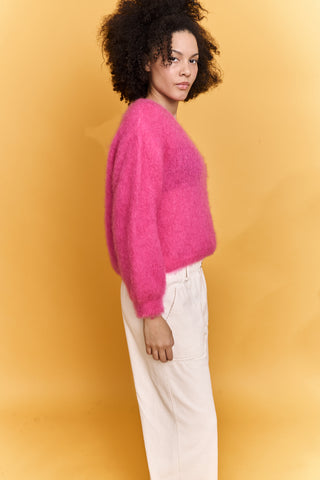 Pull col Ven Kid Mohair