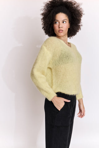 Pull col Ven Kid Mohair