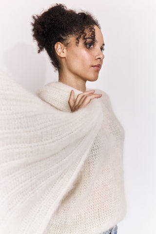 Echarpe en Kid mohair