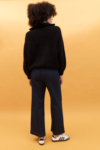 Pull camionneur en Kid Mohair