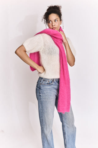 Maxi Echarpe en Kid mohair
