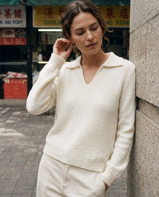 Pull en Baby Alpaga col polo