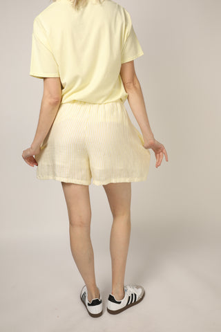 Short fluide rayé