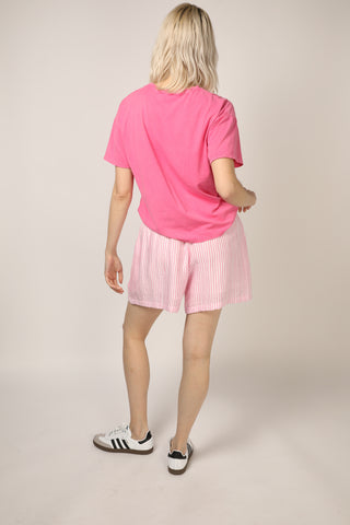 Short fluide rayé