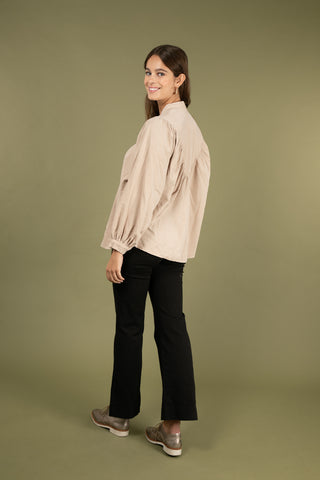 Chemise en velours fin