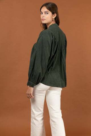 Chemise en velours fin