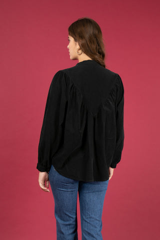 Chemise en velours fin