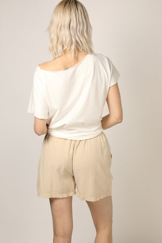 Short en gaze de coton
