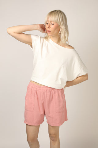Short en gaze de coton