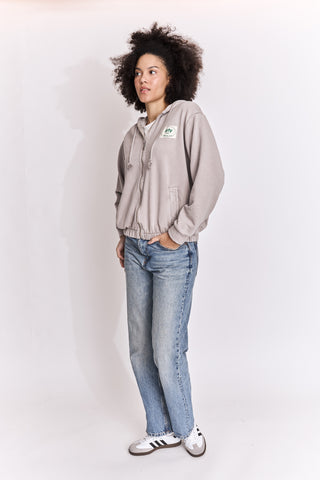 Sweatshirt zippé Arty Club manches longues