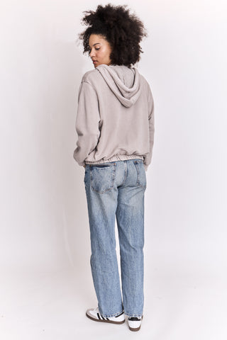 Sweatshirt zippé Arty Club manches longues