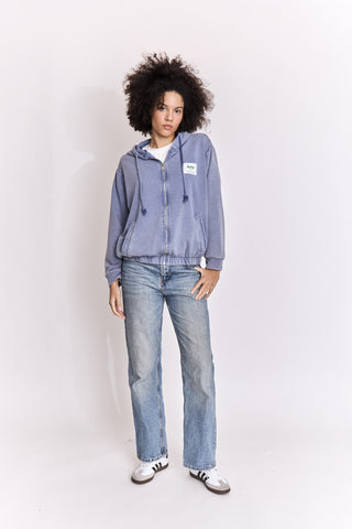 Sweatshirt zippé Arty Club manches longues